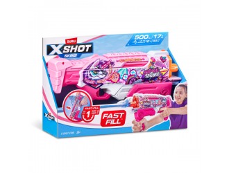 Blaster cu apa Unicorn Splash Fast-Fill Skins Hyperload, X-Shot, Zuru