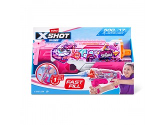 Blaster cu apa Unicorn Splash Fast-Fill Skins Hyperload, X-Shot, Zuru
