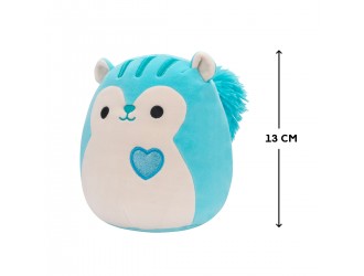 Jucarie de plus 13 cm, Veverita azurie - Santiago, Squishmallows