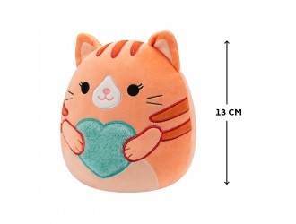 Jucarie de plus 13 cm, Pisica portocalie - Gigi, Squishmallows