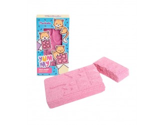 Bomba de baie in forma de ciocolata roz Yummy, Martinela, 200 gr,