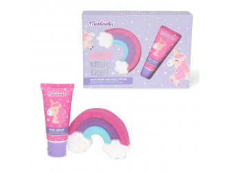 Set bomba de baie si lotiune de corp Little Unicorn, Martinelia