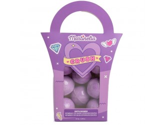 Set 8 bile efervescente de baie Crush, Martinelia, 8x15 g