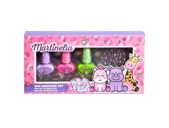 Set 3 lacuri de unghii si stickere My Best Friends, Martinelia, 4 ml