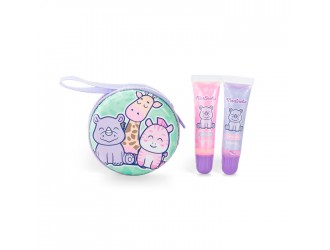 Set 2 luciuri de buze si accesoriu My Best Friends, Martinelia