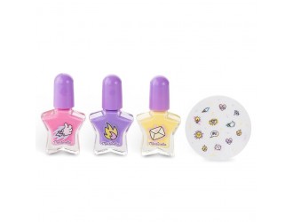 Set lacuri de unghii si decoratiuni Super Girl, Martinelia, cutiuta metalica