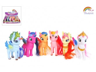  Figurina Unicorn 14 cm, 6 tipuri 