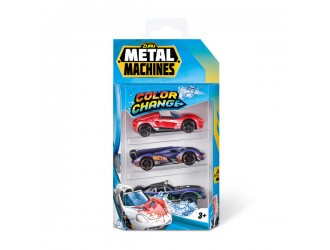 Set 3 masinute din metal, Metal Machines, Color Change S4, Zuru