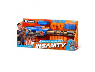 Blaster X-Shot Insanity Motorized Rage Fire 72 cartuse, ZURU