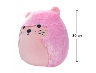 Jucarie de plus 30 cm, Vidra roz Anu, Squishmallows