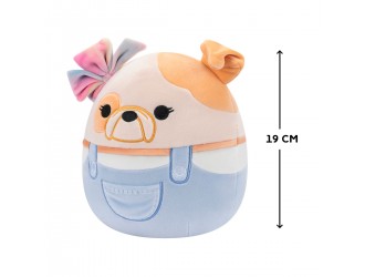 Jucarie de plus 19 cm, Caine Buldog Davitta, Squishmallows