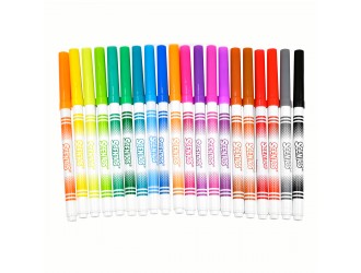 Set 20 markere colorate cu varf subtire SCENTOS