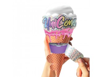 Set cu Figurina surpriza Unicorn in cornet, Unicones