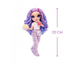 Papusa Rainbow High Junior PJ Party – Violet Willow 