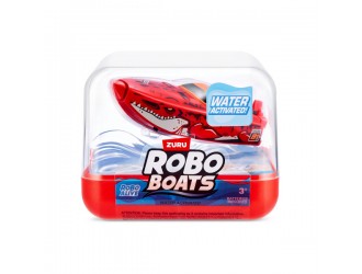 Jucarie inotatoare Barca, Robo Boats, ZURU, rosie