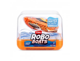 Jucarie inotatoare Barca, Robo Boats, ZURU, portocalie