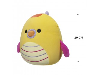Jucarie de plus 19 cm, Leif Dragon de mare galben, Squishmallows