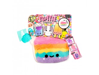 Jucarie de plus-Antistres seria Small Plush – Tort/Pizza, Fluffie Stuffiez