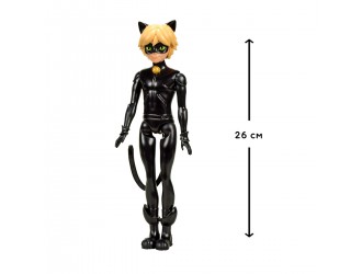 Figurina-papusa baiat personaj Cat Noir serie basic 26cm Miraculous