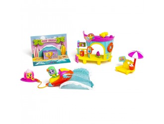 Set de joaca cu 2 figurine exclusive, Sunny Beach, Moji Pops