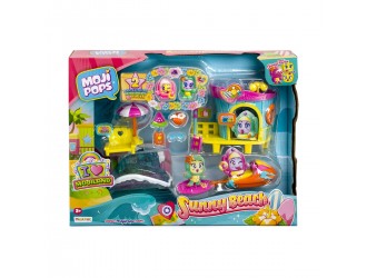Set de joaca cu 2 figurine exclusive, Sunny Beach, Moji Pops