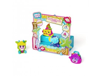 Set de joaca cu 4 figurine si accesorii, Photo Pop, Moji Pops S2