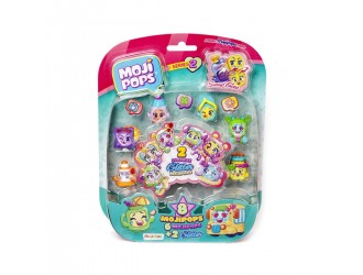 Set 8 figurine Moji Pops S2 cu Sclipici