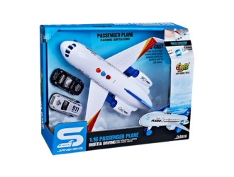 Avion cu frictiune, sunete si lumini, 1:16, jstoys