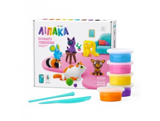 Mega Set cu pasta de modelat care se usuca in 24h Animale pufoase Lipaka