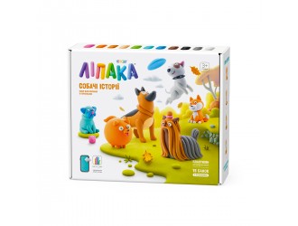 Mega Set cu pasta de modelat care se usuca in 24h Catelusi Lipaka