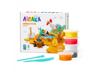 Mega Set cu pasta de modelat care se usuca in 24h Pasari Domestice Lipaka