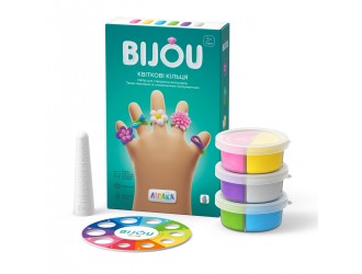 Pasta de modelat care se usuca in 24h Inele-Flori, Lipaka