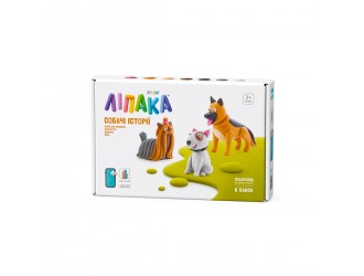 Set Pasta de modelat care se usuca in 24h 3 tipuri de Caini, Lipaka