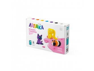 Set Pasta de modelat care se usuca in 24h, 3 tipuri de animale domestice, Lipaka