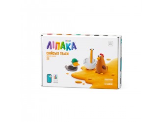 Set Pasta de modelat care se usuca in 24h, 3 tipuri de pasari domestice, Lipaka