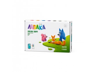 Set Pasta de modelat care se usuca in 24h, 3 tipuri de animale salbatice, Lipaka