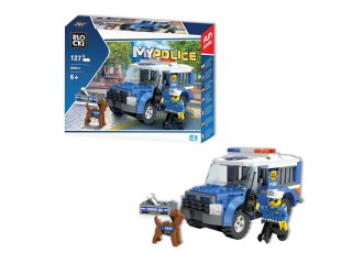 Set de constructie  Masina de Politie Blocki MyPolice Auto Prisoner 127 el.
