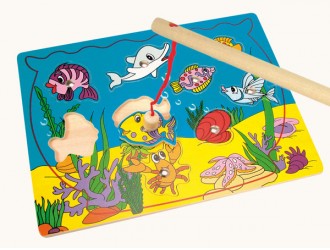  Puzzle magnetic Acvariu cu pesti