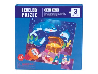 Puzzle magnetic 3 in 1  La mare