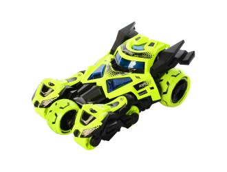 Jucarie Masina-Motocicleta 3 in 1 cu lansator, din metal 1:32, cu sunete si lumini, 2 tipuri