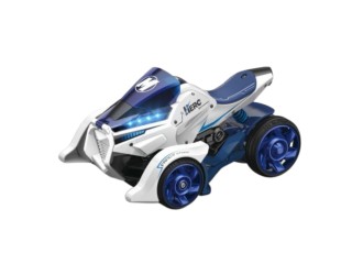 Jucarie Motocicleta (masina-catapulta) 2 in 1, din metal 1:32, cu sunete si lumini,