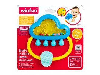 Jucarie dentitie Nouras zornaitoare cu bilute Winfun