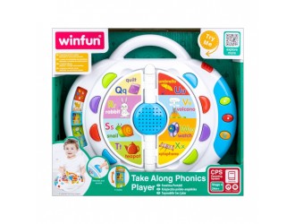 Jucarie Carte portabila educativa cu activitati, engleza, Winfun