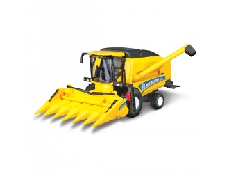 Macheta Combina New Holland TC5.90 pentru porumb Bburago Farm
