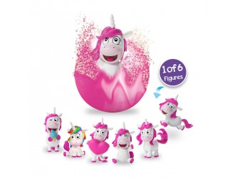 Bomba de baie parfumata cu figurina Unicorn surpriza in interior, Inkee