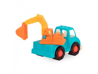 Jucarie Camion Excavator albastru-portocaliu Battat