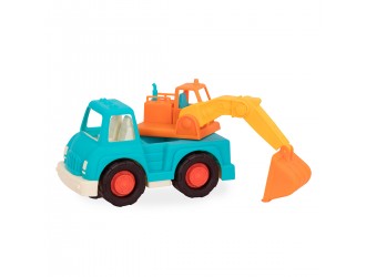 Jucarie Camion Excavator albastru-portocaliu Battat