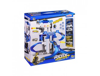Set de joaca Parcare-Sectie Politie cu diverse functii si elemente, ZJA330092