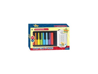 Pian cu 37 clape multicolore din silicon, ZJA324398