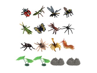 Set cu 16 figurine in tub, Insecte, ZJA325815